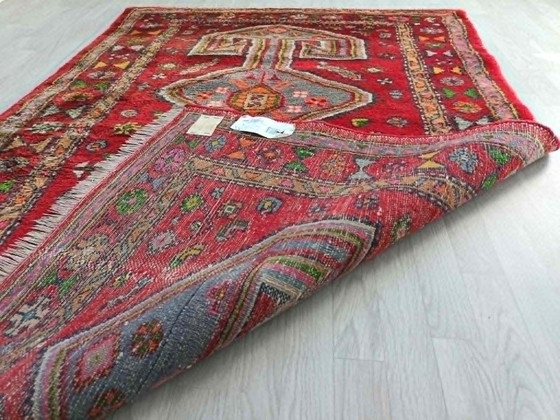 Image 1 of Alfombra persa Khamseh hecha a mano