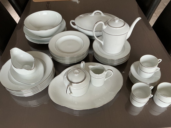 Image 1 of Servizio da caffè e da tavola Limoges da 35 pezzi