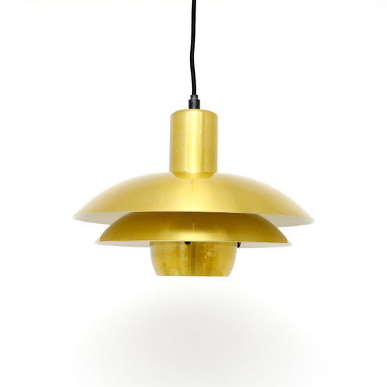 Image 1 of Lampada Belux dorata, Danimarca anni '70