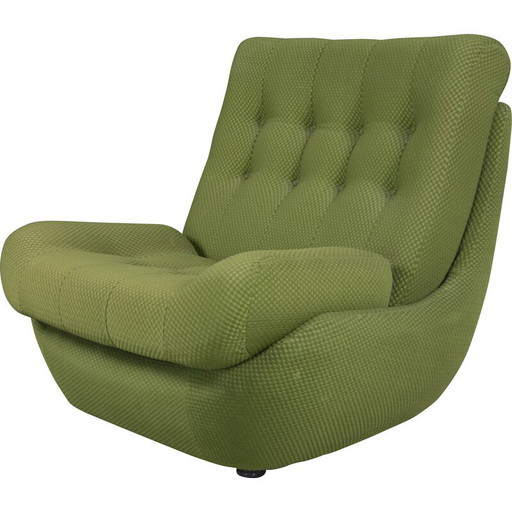 Grüner Vintage-Sessel, 1970er Jahre