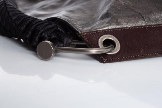 Image 1 of Marni, Schultertasche aus Metallic-Leder