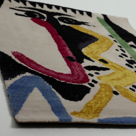 Pablo Picasso “Tête d’Homme” Tapis en Laine Édition Limitée par Desso, N° 90/500, Pays-Bas, 1996 – Wool (photo 8 of 18)