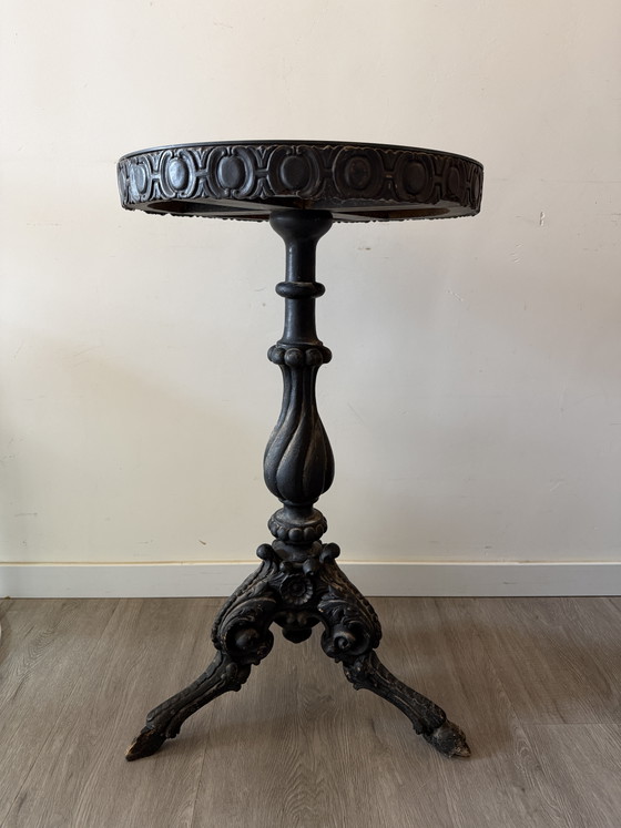 Zwart Vintage Bijzettafeltje – Wood (photo 8 of 9)