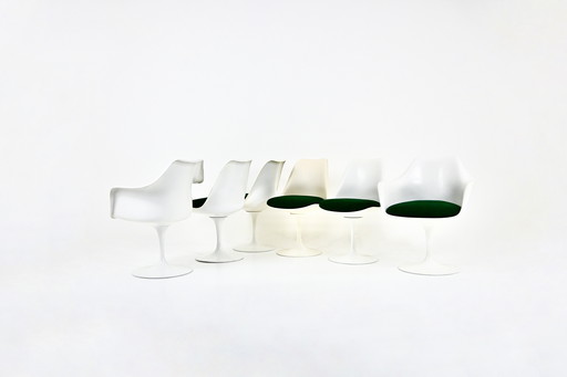 Tulip Dining Chairs by Eero Saarinen for Knoll International, 1970s, Set of 6