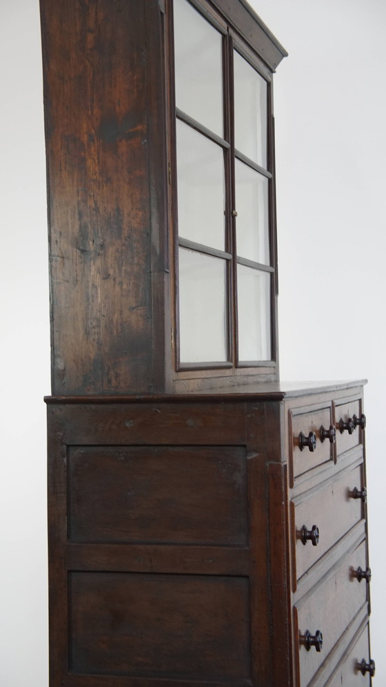 Image 1 of Antique English buffet/ bookcase from early 19th century