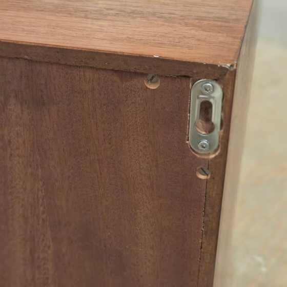 Rex Raab, Wilhelm Renz Varia-150 vintage floating Wall cabinet, Wood, Brown (photo 5 of 22)