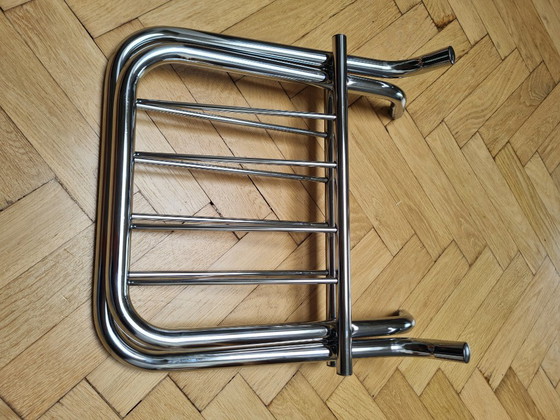Image 1 of Chrome magazine rack, Zack Design, 1980s