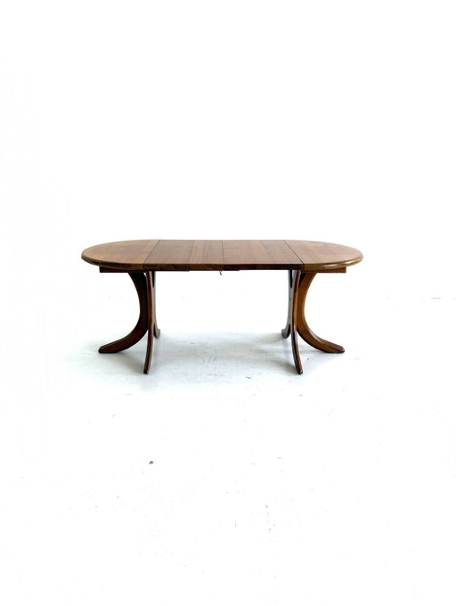 Table à manger extensible vintage, Arebbo Møbler '70 – eettafels, Wood, Metal (photo 2 of 13)