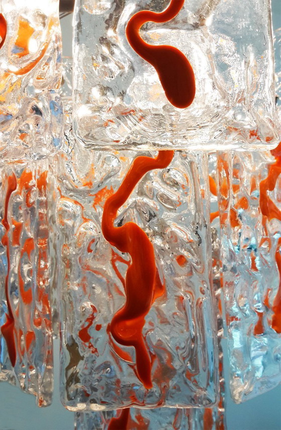 Image 1 of Rare Carlo Nason chandelier for A.V. Mazzega, 1960s