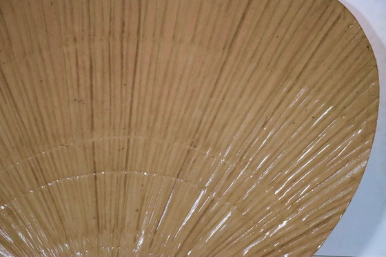 Image 1 of Grande lampada da terra Uchiwa di Ingo Maurer per M Design, Germania 1977