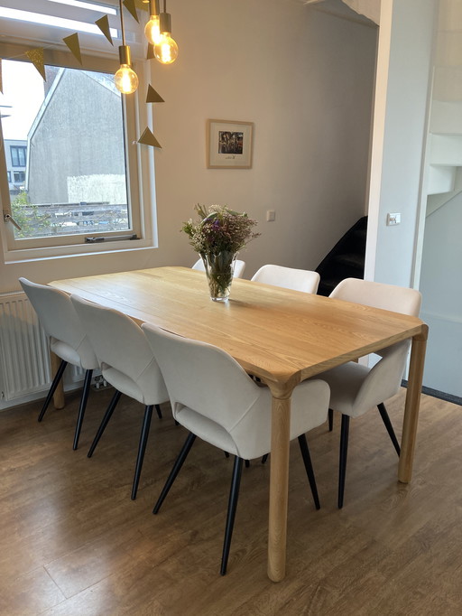 Zuiver Storm Oak Dining Table 180cm