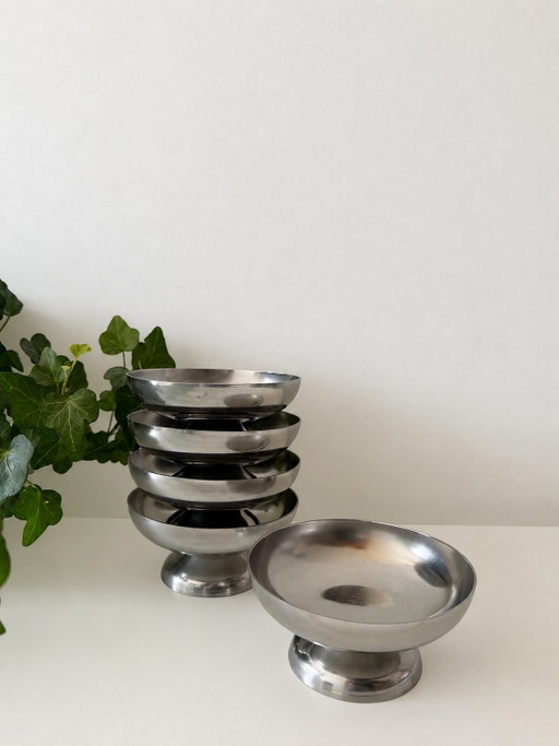 Set Van 5 Chrome Coupes – servies
