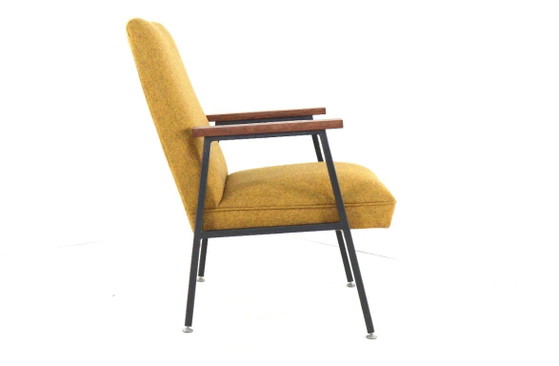 Vintage Gispen Genie Armchair Newly Upholstered Restored – Metal (photo 7 of 13)
