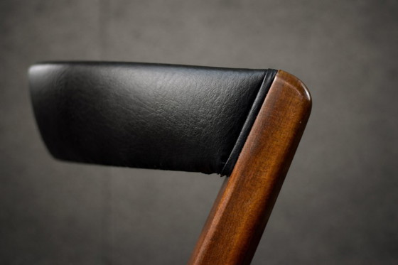 Image 1 of Vintage Mid-Century Danish Modern Teak Office Chair Model Fire by Kai Kristiansen for Schou Andersen Møbelfabrik, 1960s