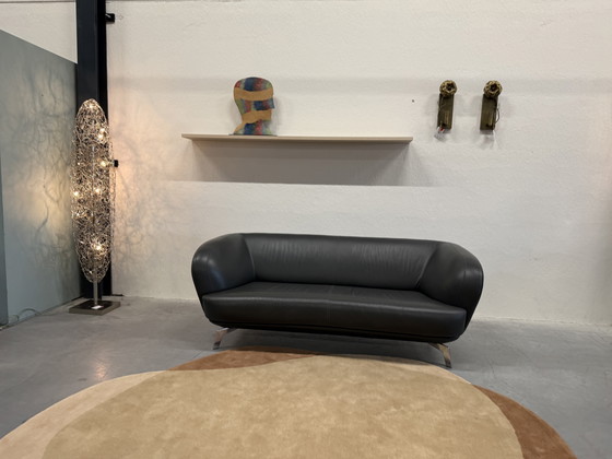 Image 1 of Leolux Flint Sofa, 2,5-Sitzer, Senso Grau Leder