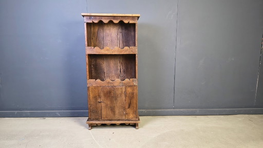 Rustikaler Volkskunst-Travail-Populaire-Schrank, Frankreich, 19. Jahrhundert – kasten, Wood