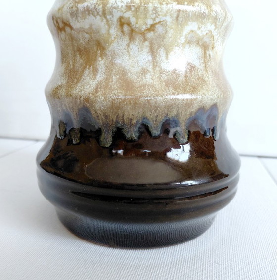 Einzigartiges 1970er Vasen-Duo-Set Ruscha 822 & DDR Strehla 1408/18 – Ruscha en Strehla, Ceramic (photo 14 of 17)