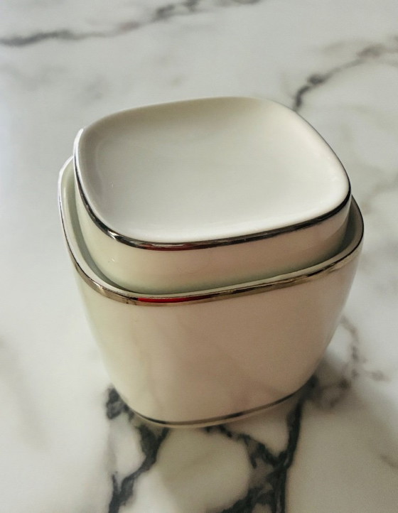 Image 1 of Schirnding Bavaria Porcelain Sugar Bowl
