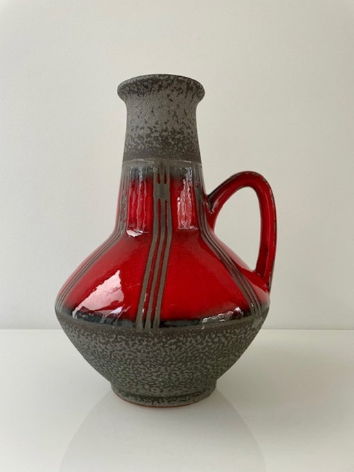 Vintage Carstens Tönnieshof Jarra / jarrón Fat Lava