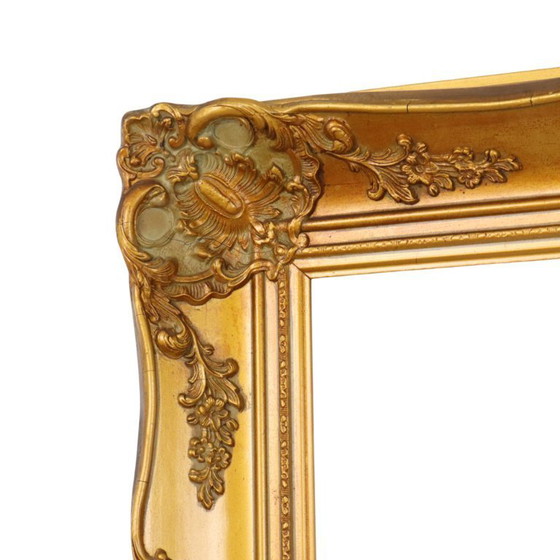 Image 1 of Large Gold-Colored Pine Frame 94cm