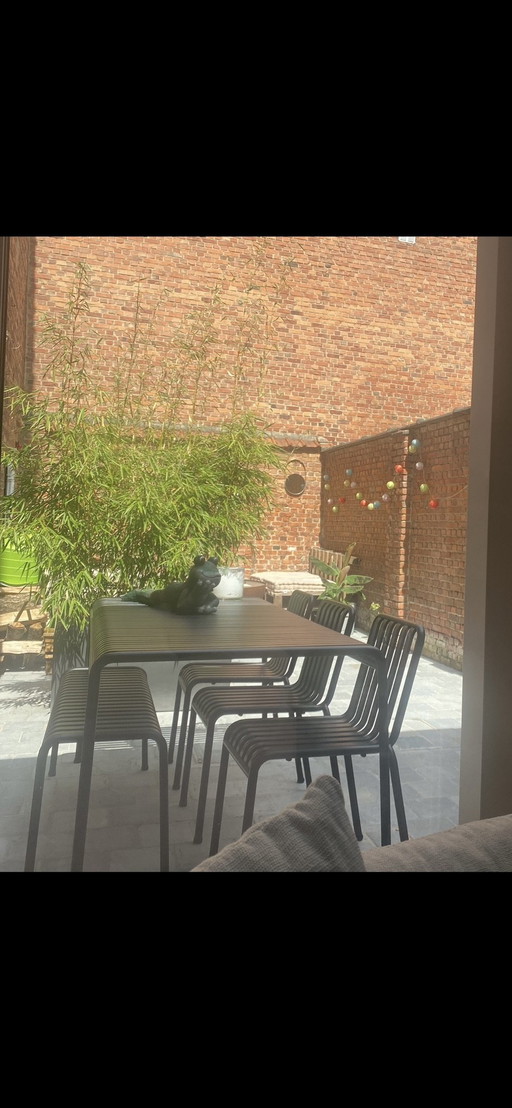 Ensemble de jardin HAY en acier noir