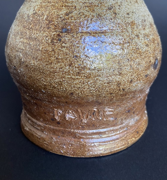 Image 1 of Signierte skulpturale Keramikflasche von Benoist Favre mit Hahn aus den 1970er Jahren
