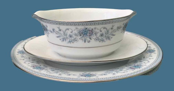 Image 1 of Noritake Blue Hill Service 64 Pieces for 12 People