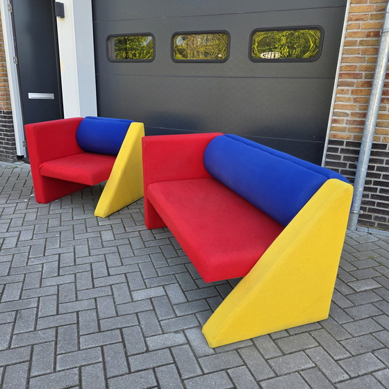 Image 1 of Beautiful Torben Skov Memphis-inspired sofa and chair