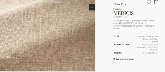 Image 1 of Set of 3 designer sofas - Italian made - Pierre Frey fabric - new