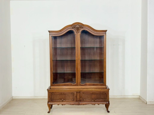 Vitrinekast in barokstijl / displaykast / Chippendale vitrinekast / vintage kast