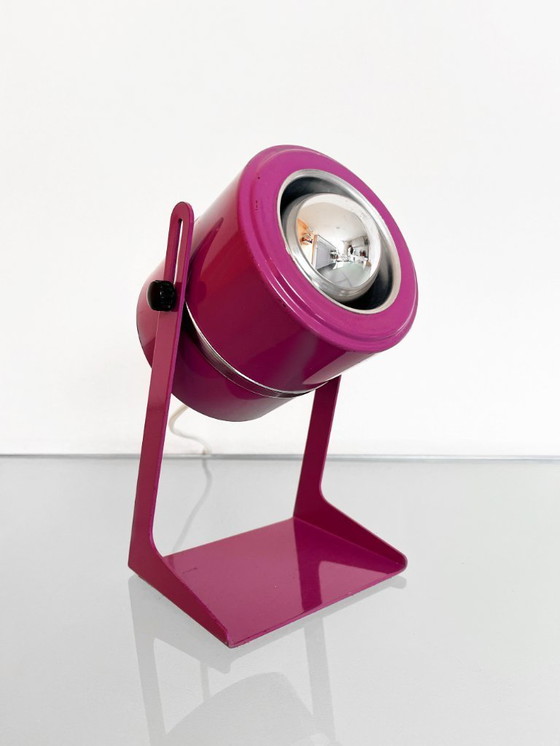 Image 1 of Lampe de table Elma violette vintage de style Space Age