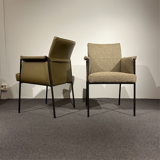 HEDesign Yolanthe eetkamerstoel (set van 6) – eetkamerstoelen, Leather, Plastic (photo 2 of 8)