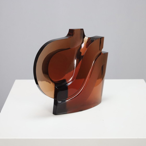 Image 1 of Objet d'art en verre - Attribué à Pavel Havelka