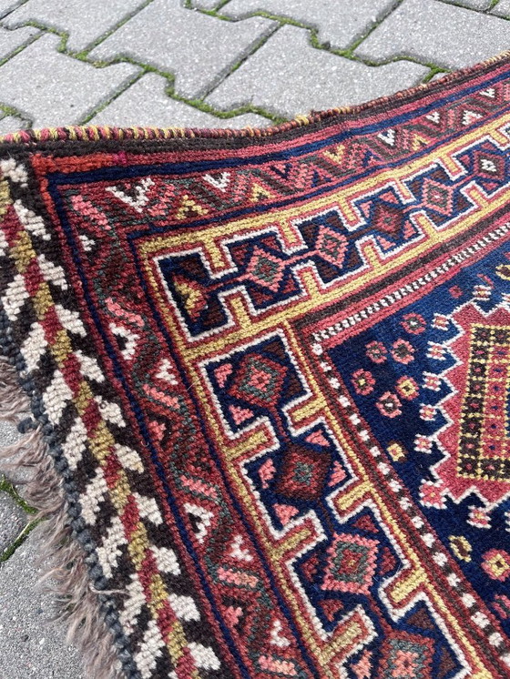 Image 1 of 100% wollen vloerkleed uit de jaren 1940