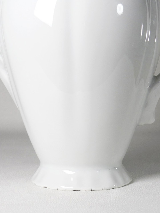 Image 1 of Teapot/Coffee Pot Fine Limoges White Vintage Porcelain