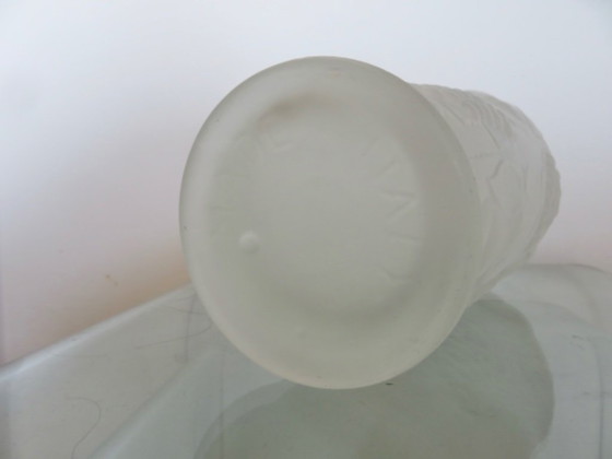 Image 1 of Vase "with grapes" made in Italy, frosted glass, 1960
