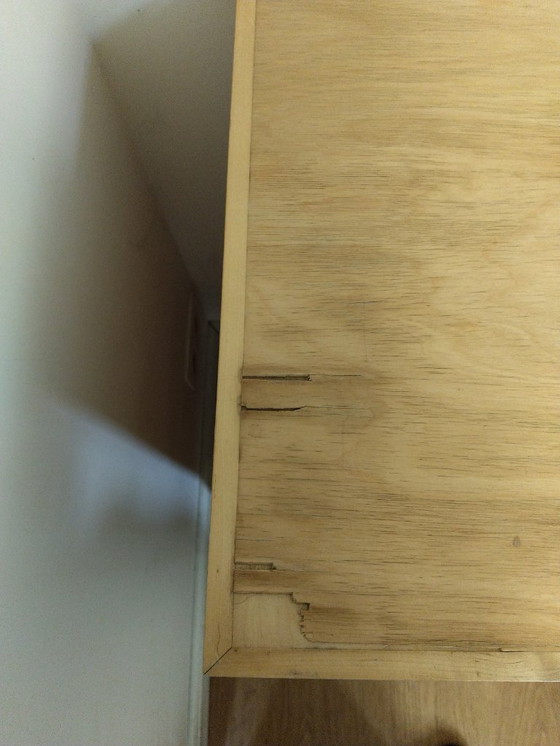 Image 1 of Aparador PASTOE de Cees Braakman - serie de abedul de los años 50 - 130 x 91 x 47 cm