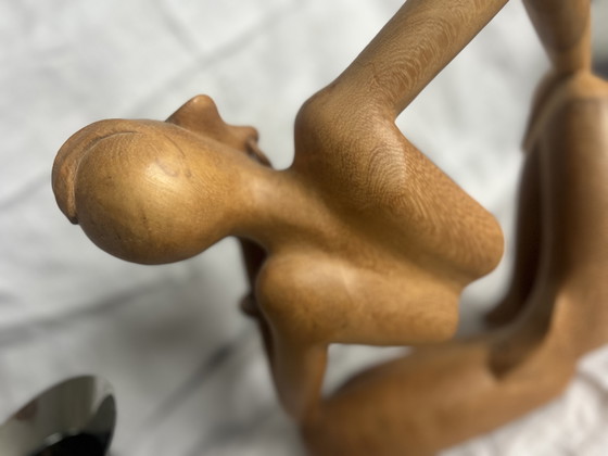 Image 1 of Un grand nombre d'hommes et de femmes vintage abstrait fabriqué à la main dans les années 70 