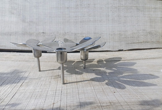Ikea Flower Candle Holder Stainless Steel Design Monika Mulder – Metal, rvs (photo 3 of 6)