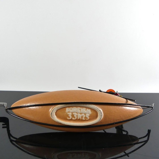 Image 1 of Vintage art deco metalen gondelierfiguur, Italië, jaren 1950