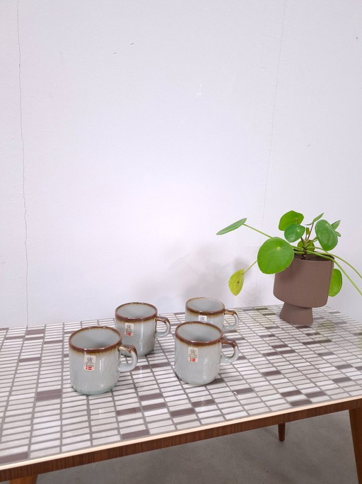 Juego de tazas de café de porcelana danesa Desirée Denmark, juego 1