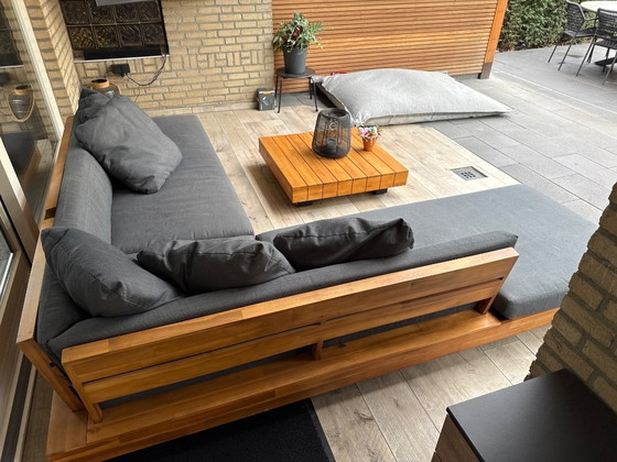 Image 1 of Lounge Bench With Matching Table