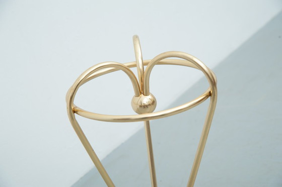 Image 1 of Paragüero de latón y hierro fundido (años 50)