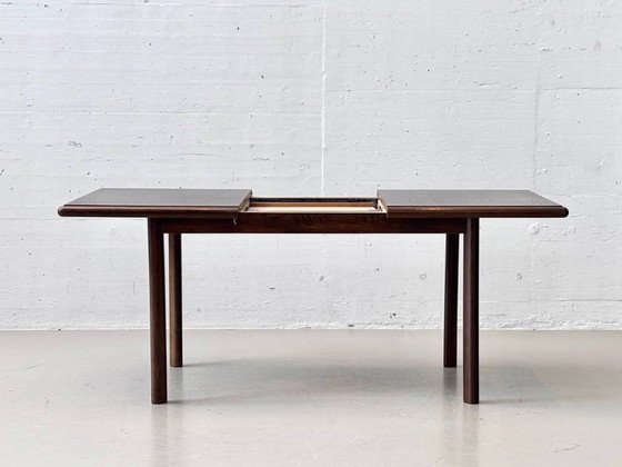 Extendable mid-century dining table in dark wood – 1960s/70s (photo 7 of 15)