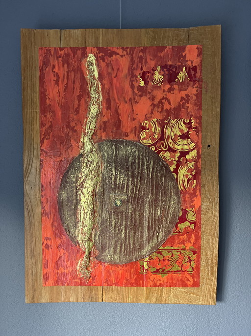 Two beautiful paintings painted on wood