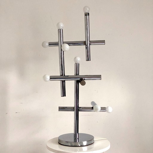 Lampada vintage Space Age anni '70, prodotta in Svizzera