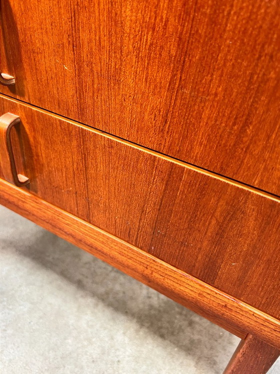 Commode vintage, Bertil Fridhagen Pour Bodafors, Suède 1960s, Bois, Marron, Scandinavian (photo 14 sur 14)