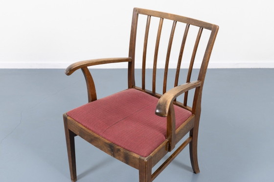 Image 1 of Sillón danés moderno de Frits Henningsen, década de 1950.
