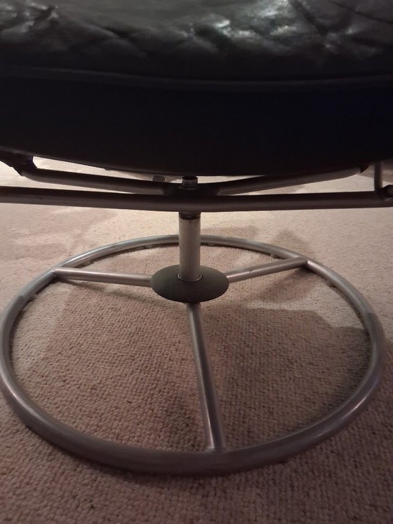 Ikea Drehstuhl Leder – Drehstühle, Leather, Metal (photo 6 of 6)