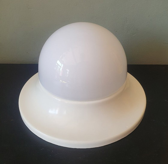 Image 1 of Plafonnier vintage Massive - Design années 80 - Blanc
